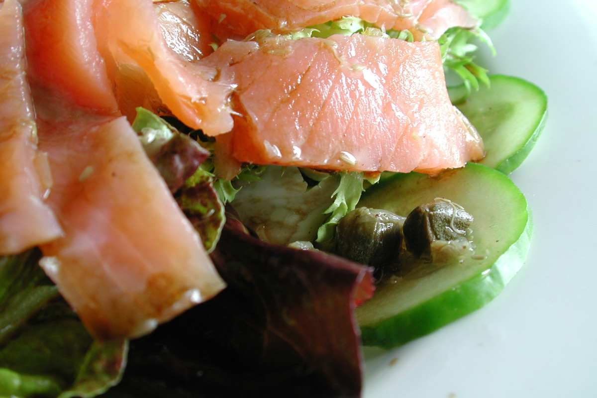 Cisco Kid's Smoked Salmon Salad