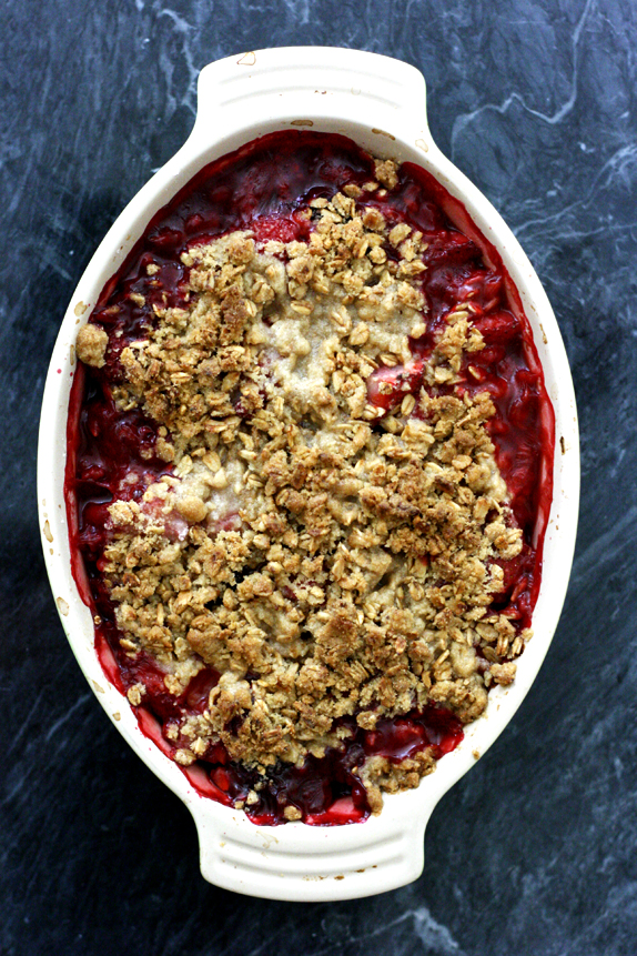 Boredom-Busting Berry Crumble with Mint Ice Cream