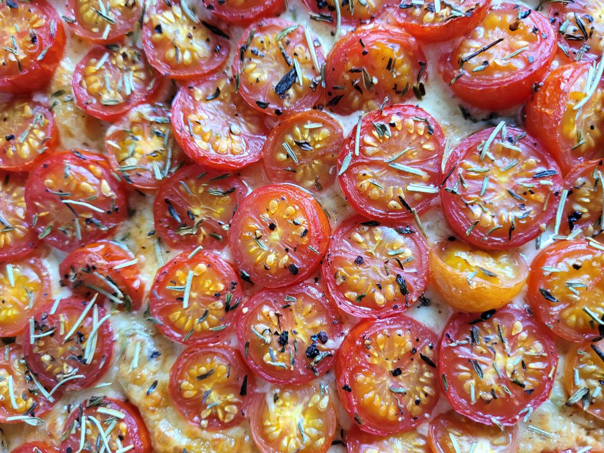 Provençal Tomato & Herb Tart with Puff Pastry
