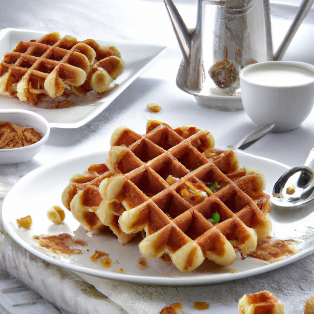 Immersive Brussels Waffles with Berries
