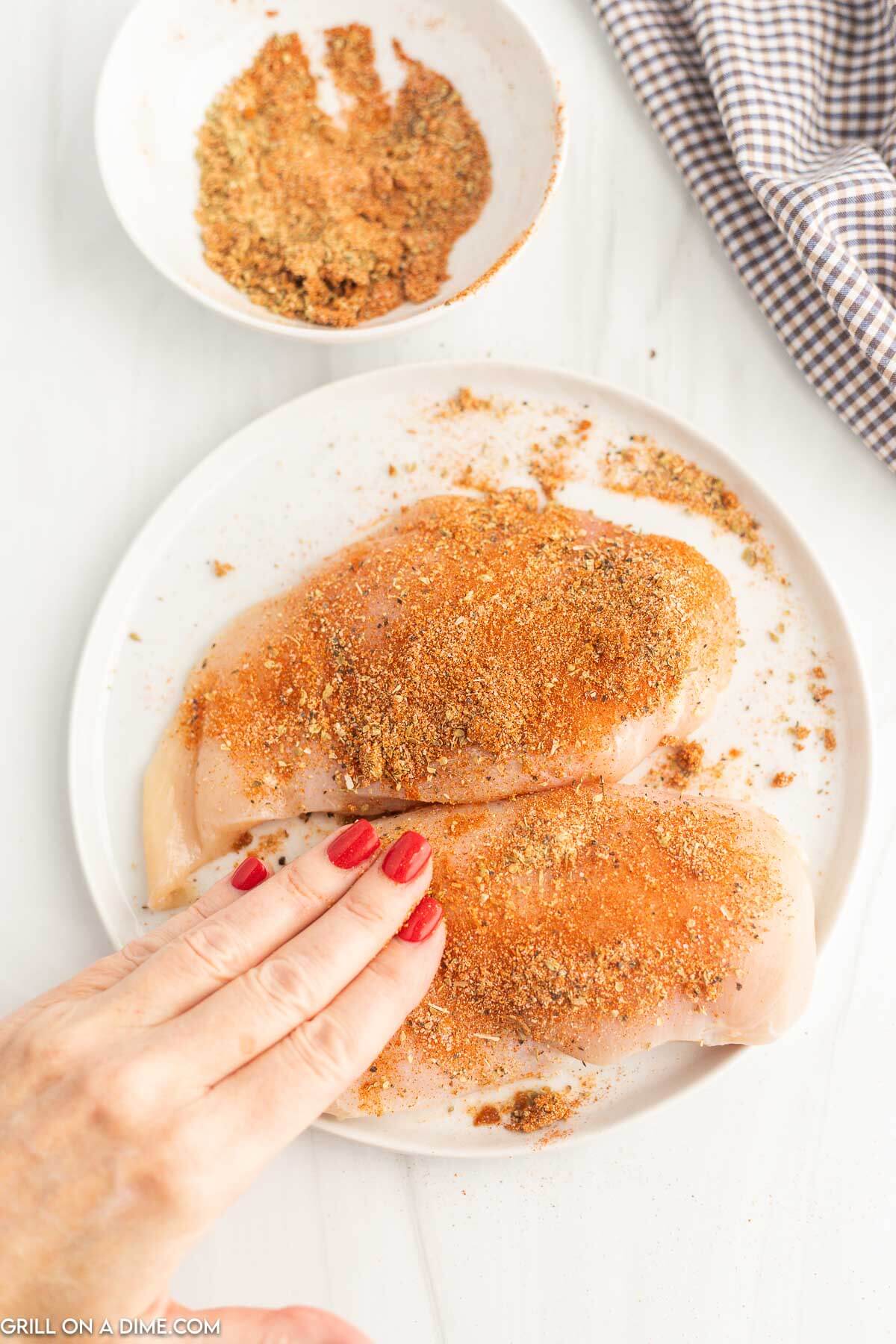 Red Sox Seasoning Rub Chicken