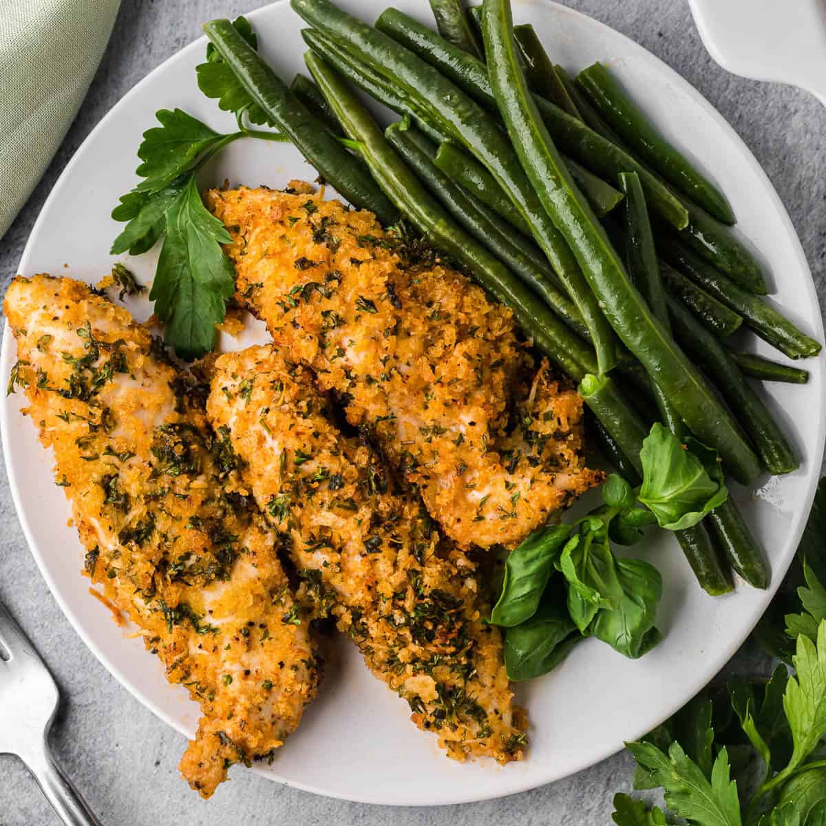 Herb-Crusted Chicken with Fresh Lemon