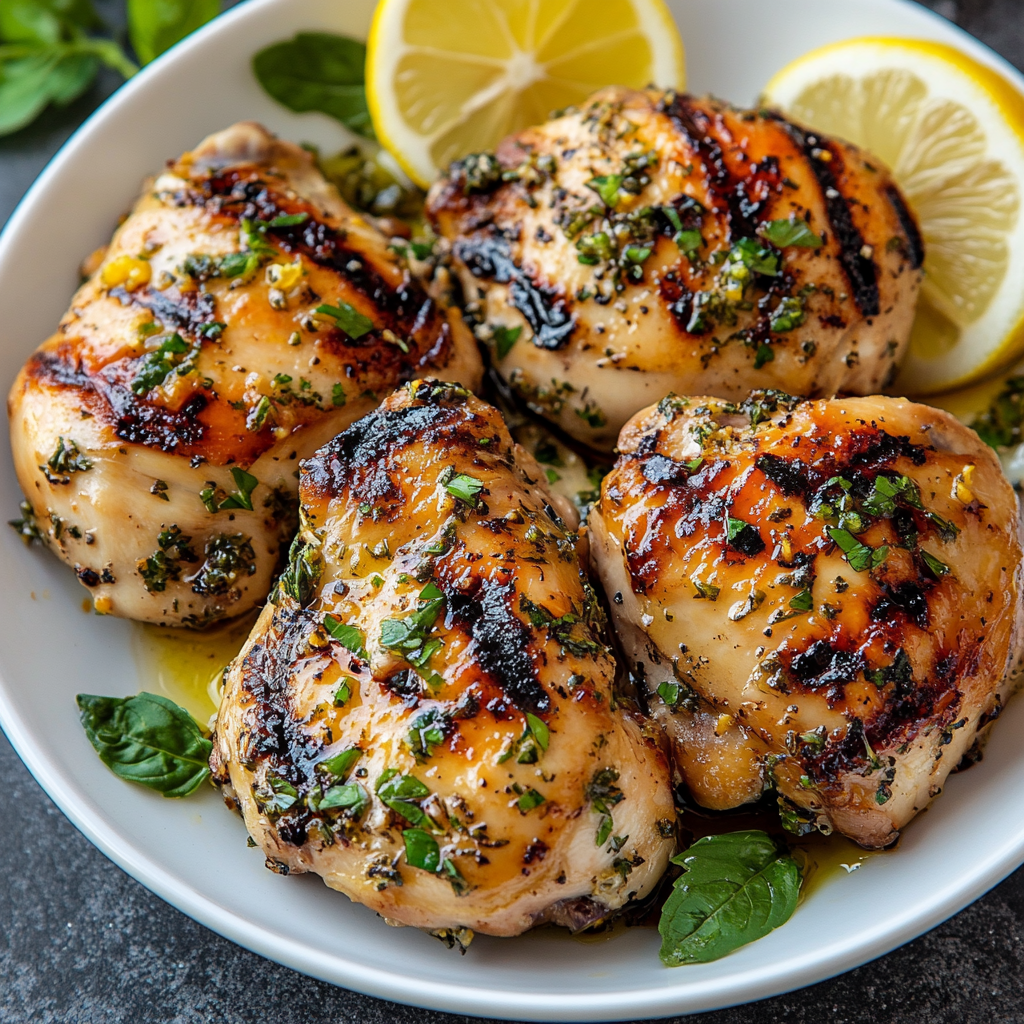 Lemon-Herb Chicken Thighs with Carrots and Celery