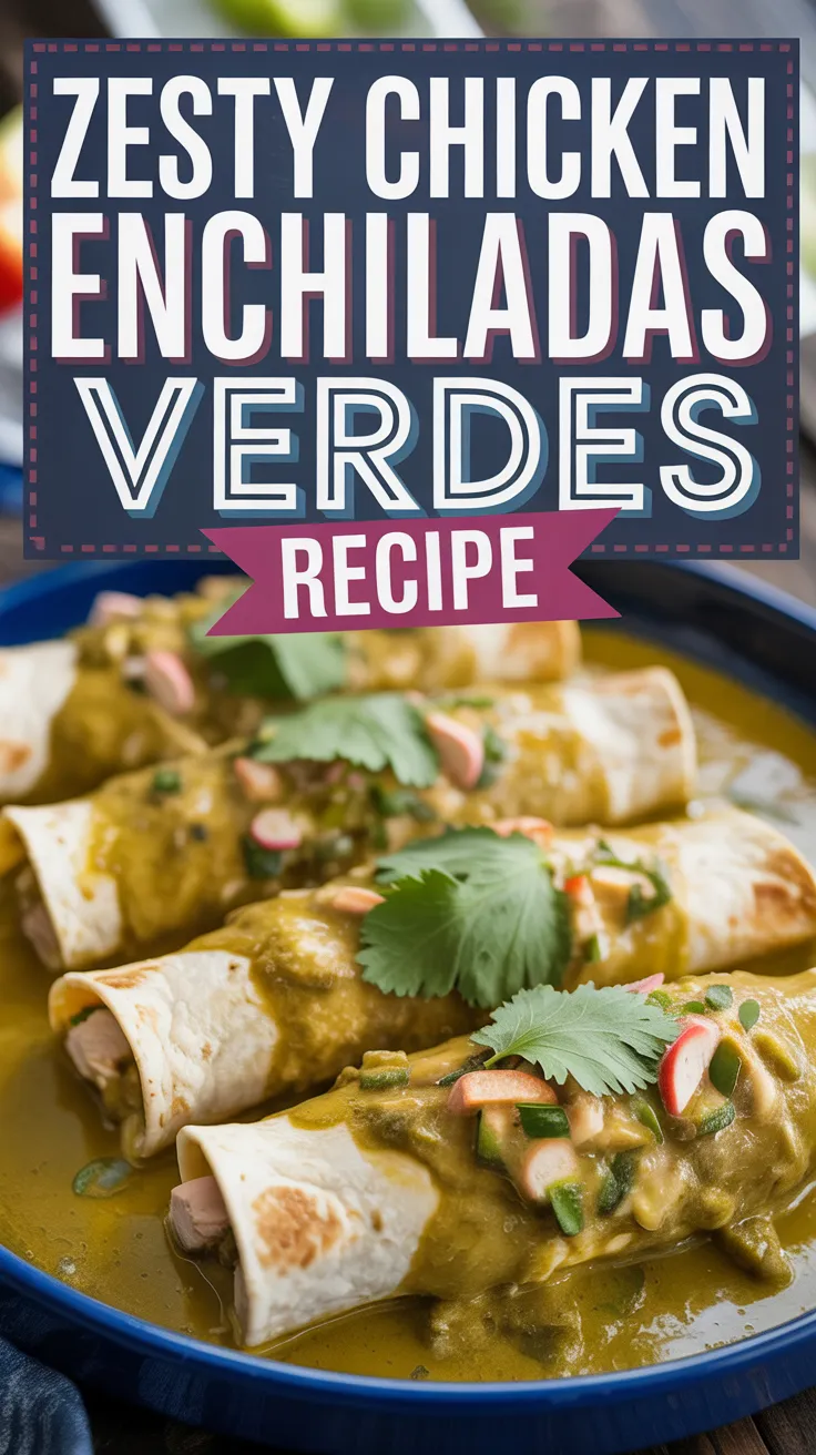 Authentic Enchiladas Verdes with Chicken