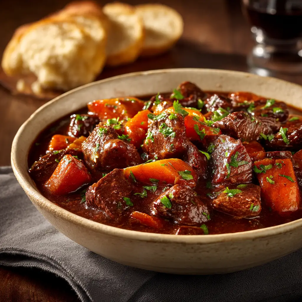 Burgundy-Infused Boeuf Bourguignon