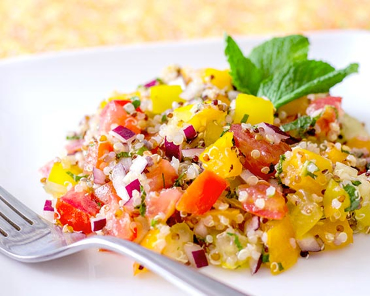Authentic Provençal Tomato & Herb Quinoa Salad