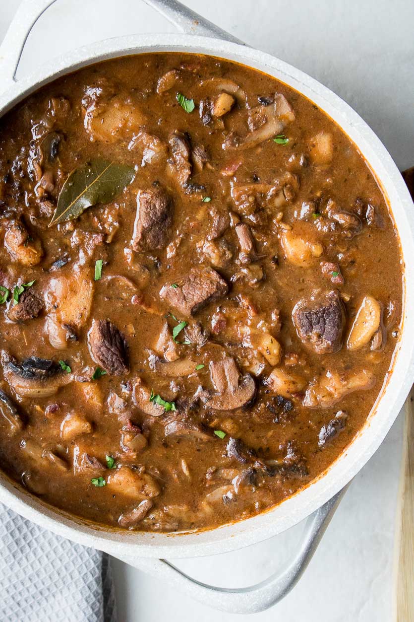 Serious Beef and Mushroom Stew