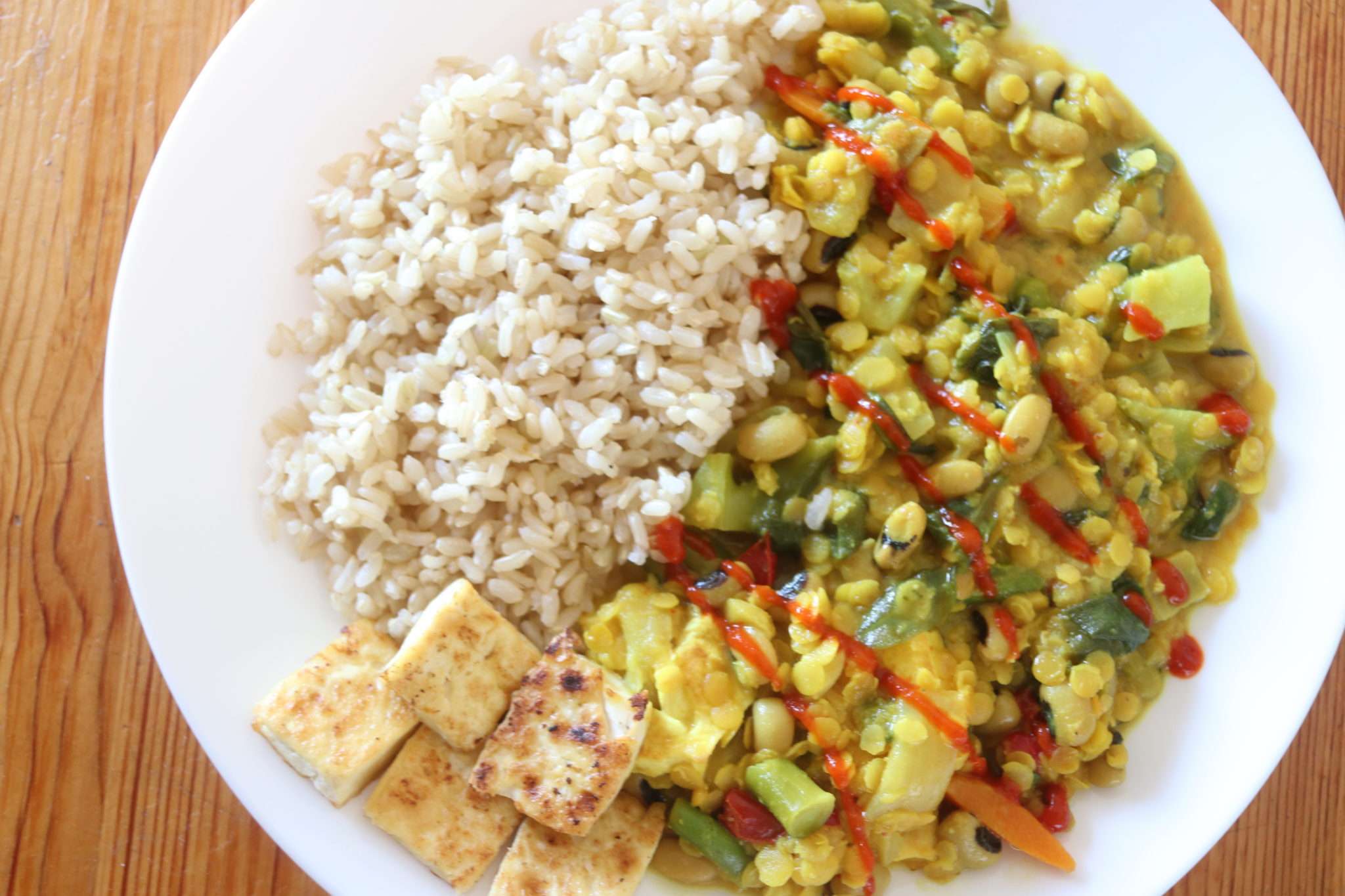 Galangal & Tamarind Vegan Green Curry with Bamboo Shoots