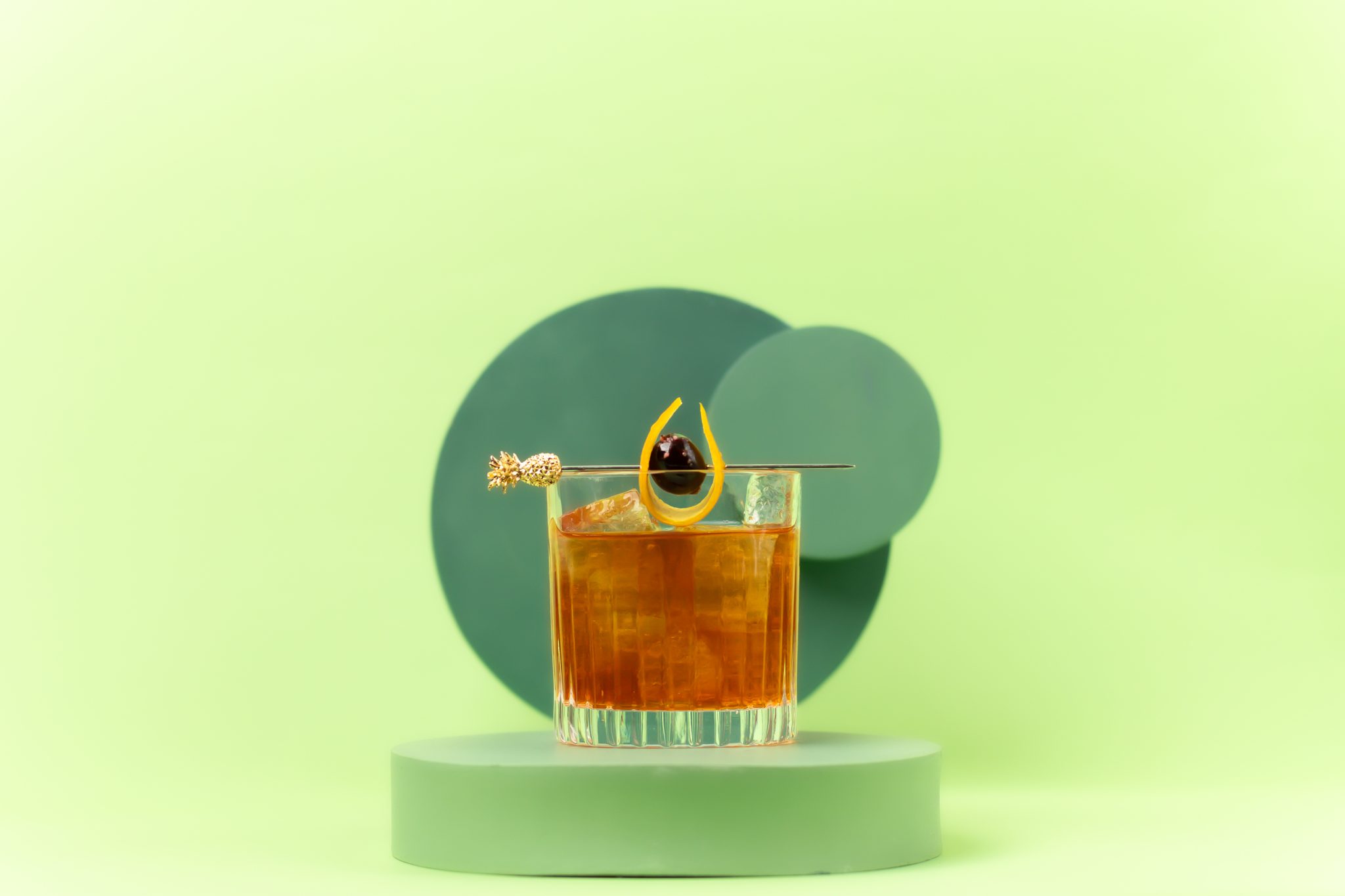 Maple-Spiced Rum Old Fashioned