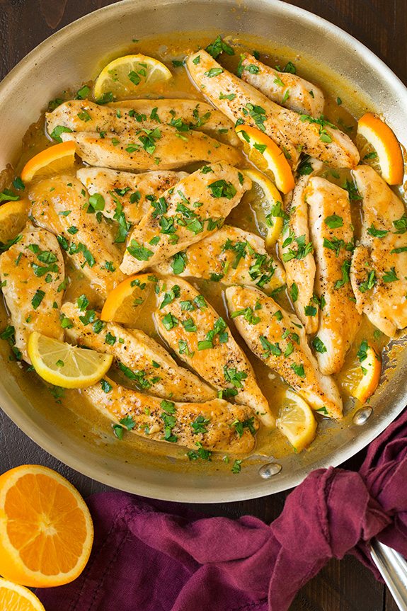 Fun-Size Chicken Tenders with 'Fun' Citrus Glaze