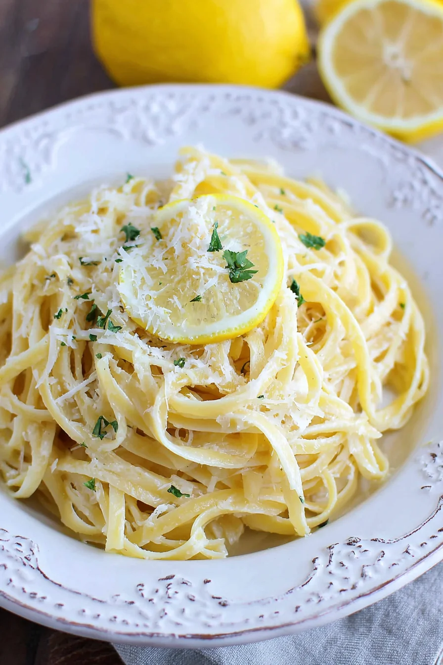 Aperol-Infused Lemon Parmesan Pasta