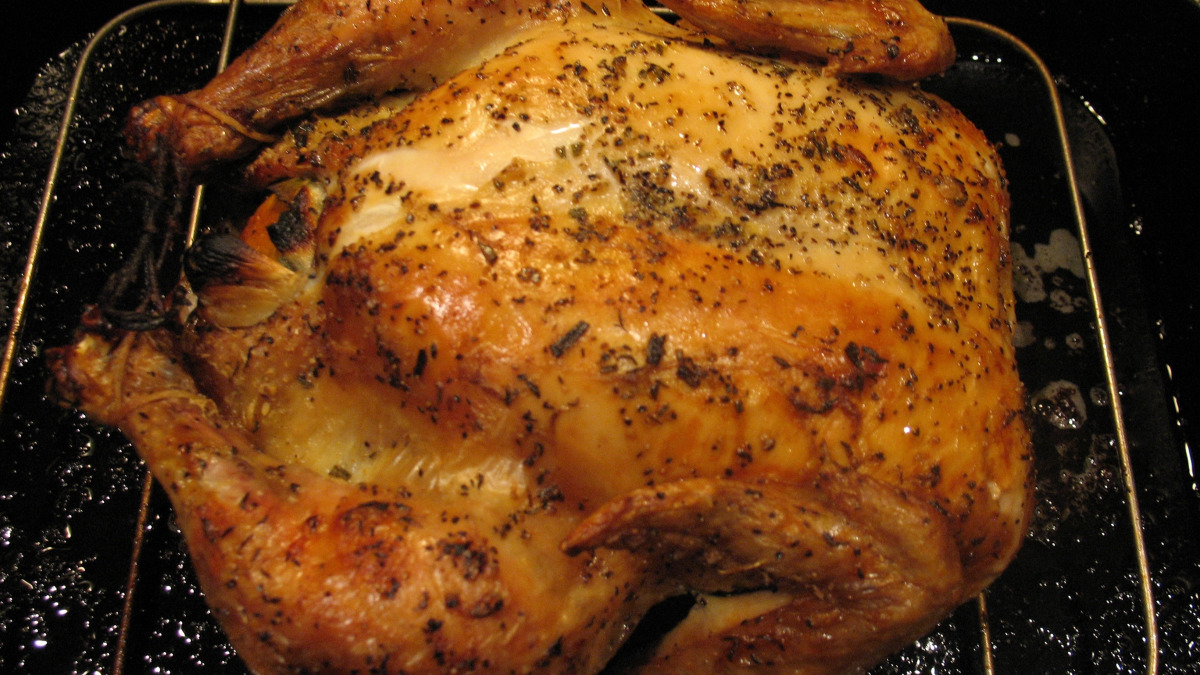 Herb-Roasted Organic Chicken with Root Vegetables