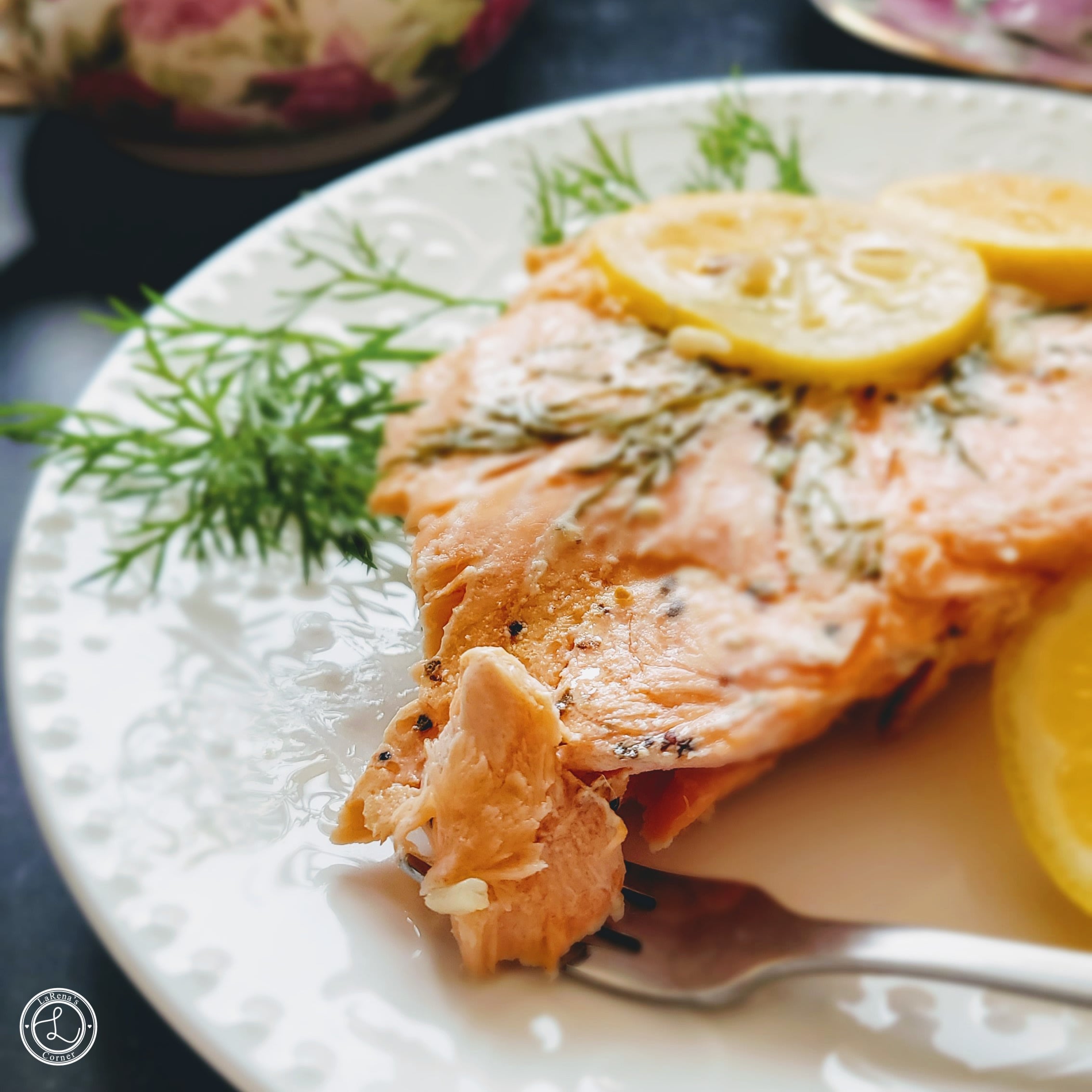 Crisp-Crust Keto Salmon with Lemon-Dill Butter