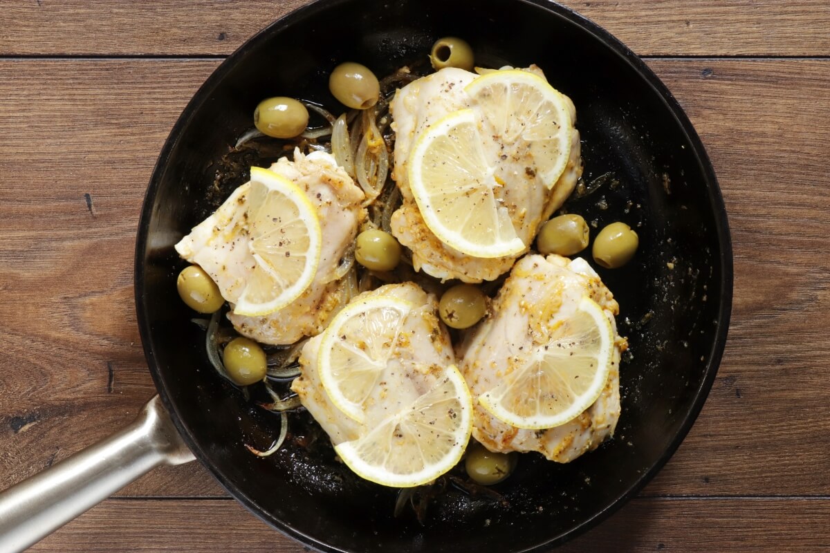 Citrus-Herb Chicken Thighs with Lemon