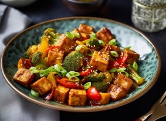 Miso-Infused Tofu & Vegetable Stir-Fry