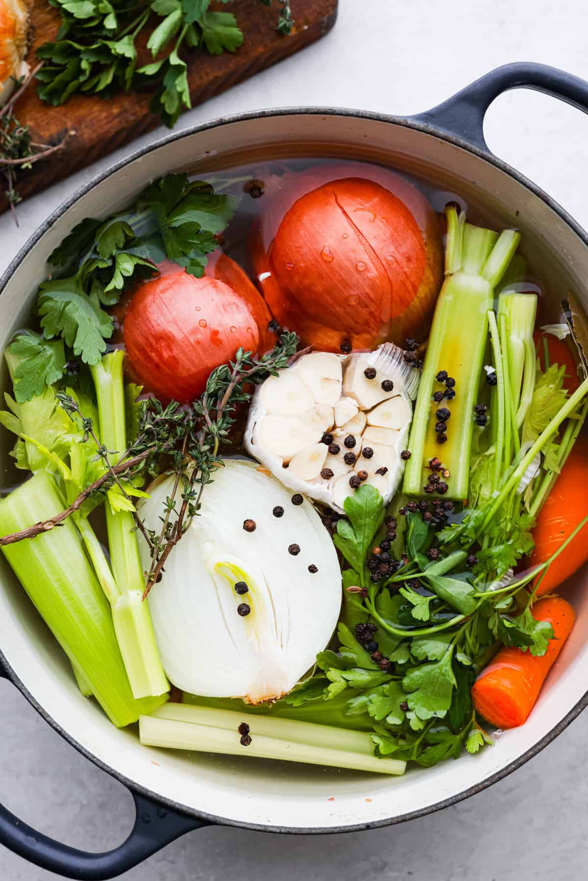 Dotloop Vegetable Broth with Lemon Brightness
