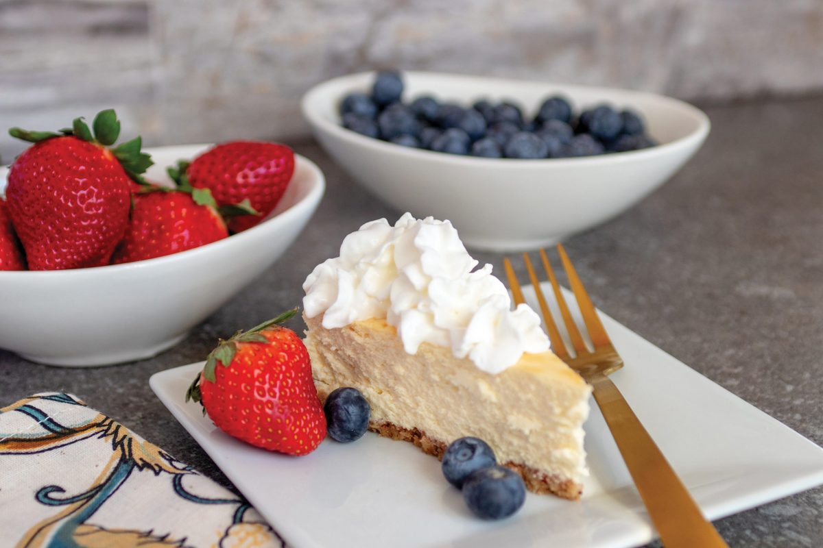 Keto Cool Whip Cheesecake with Almond Crust
