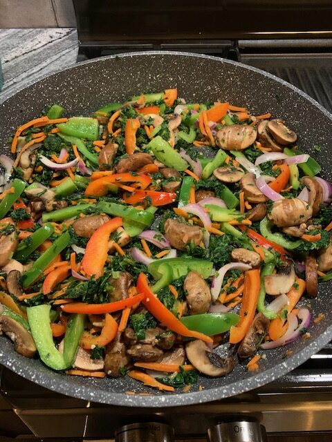 Johnson's Rainbow Veggie Stir-Fry
