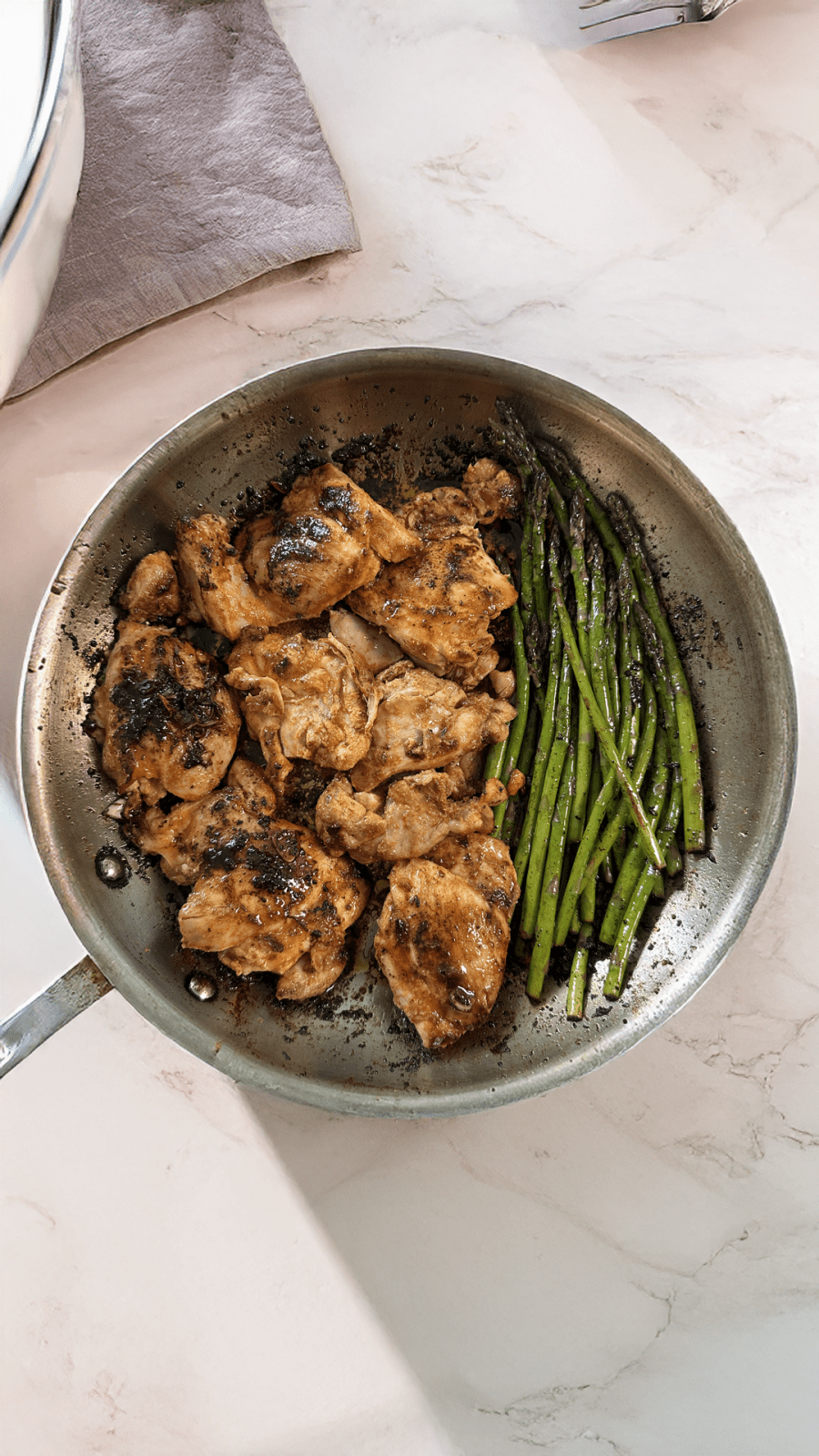 Query-Ing Lemon-Herb Chicken with Asparagus