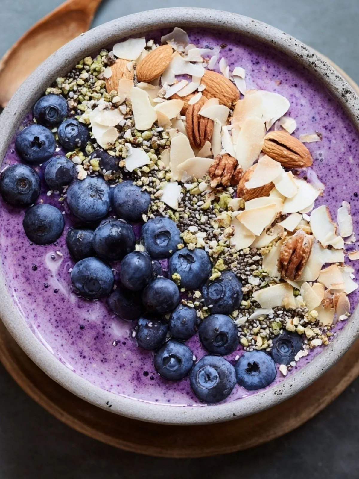 Parrot's Wisdom Blueberry Smoothie Bowl