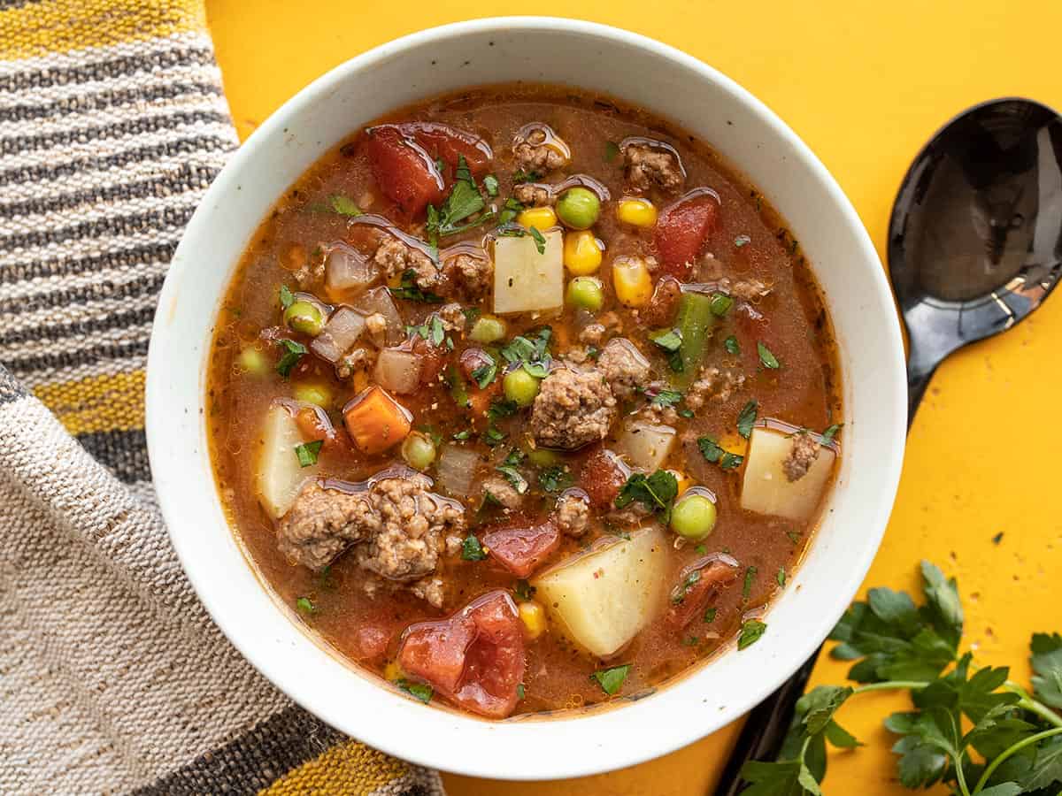 Slow-Simmered Beef & Vegetable Stew