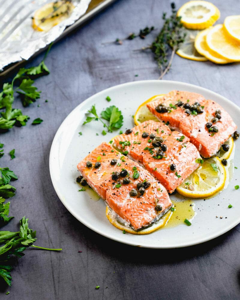 Sautéed Salmon with Dill & Capers