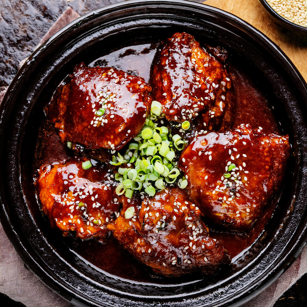 Slow-Cooked Honey-Ginger Pineapple Chicken