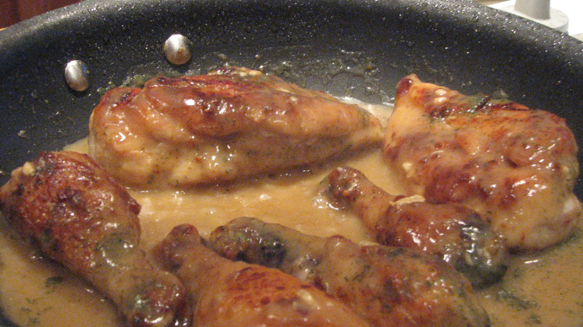 Lemon-Dill Chicken with Herb Couscous