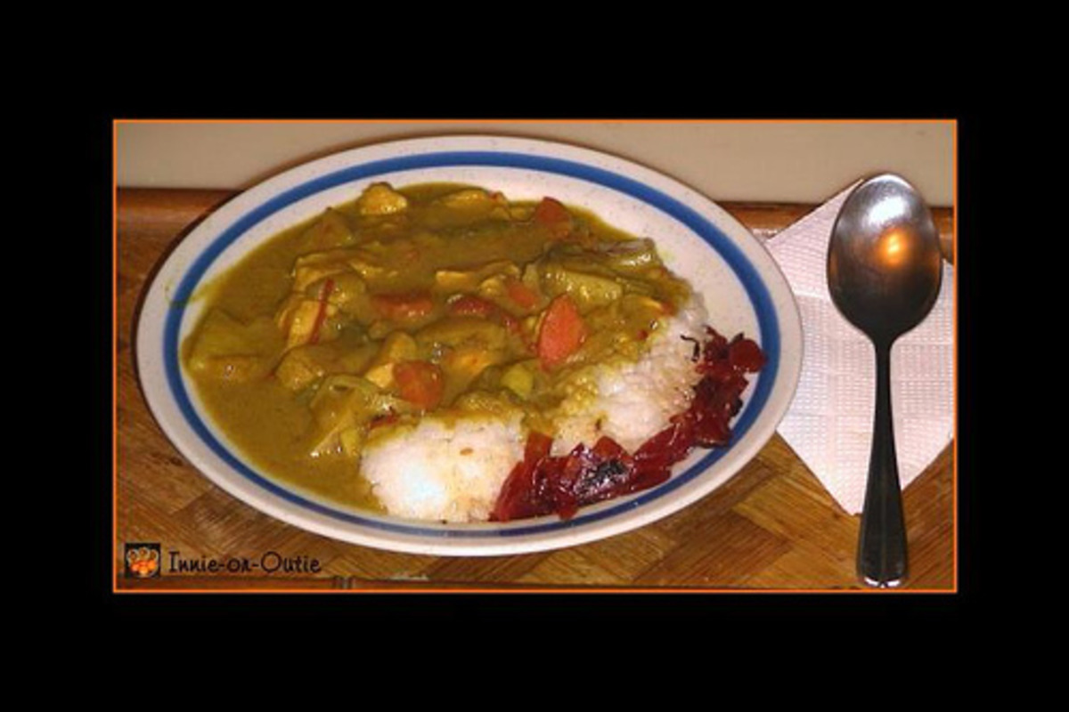Golden Chicken Curry with Coconut Milk