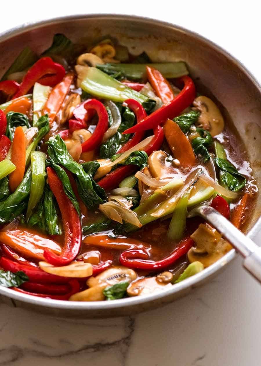 No-Watermark Vegetable Stir-Fry