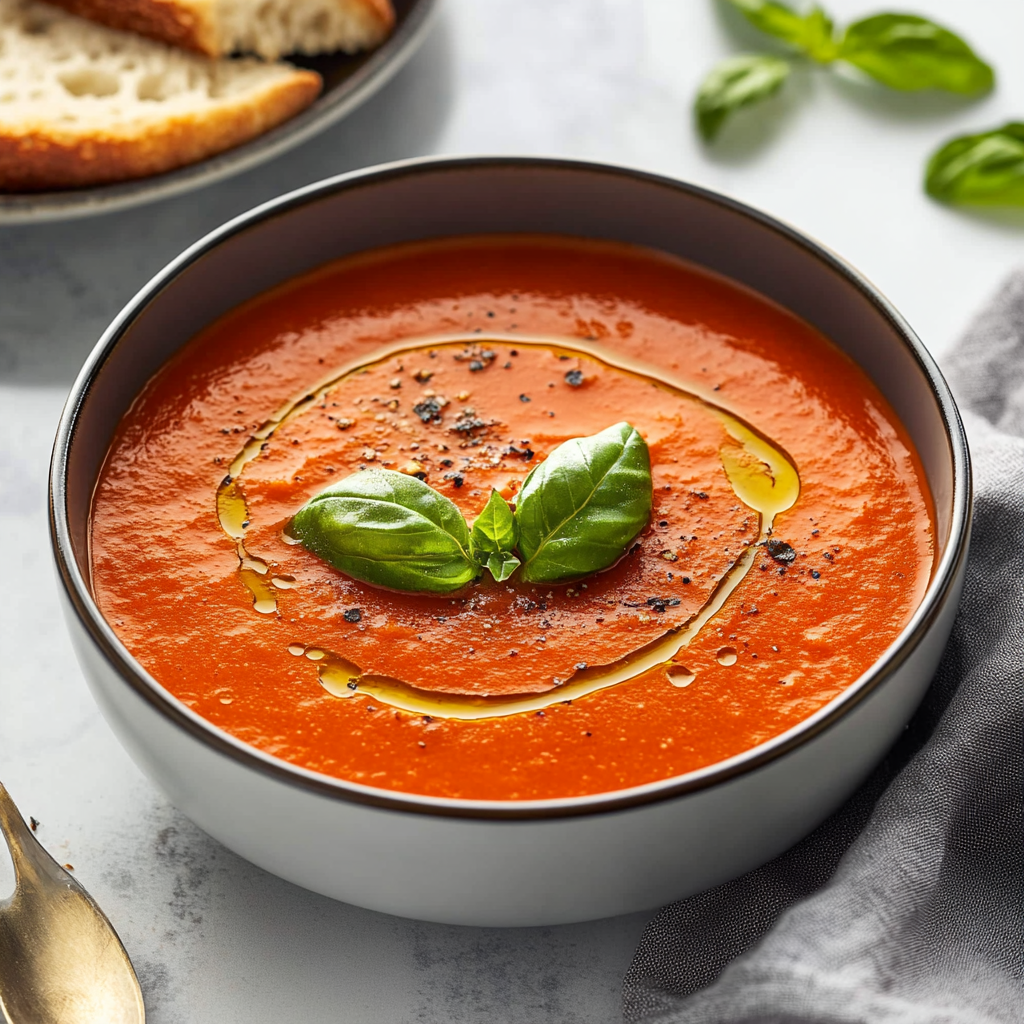 Free-Form Tomato Basil Soup