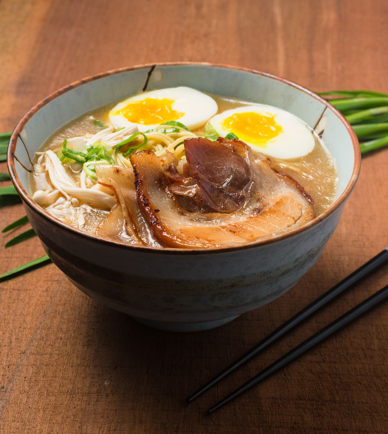 Deep-Simmered Tonkotsu Ramen with House-Made Broth