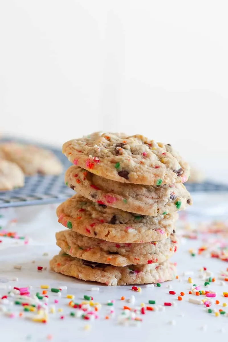 Funfetti Chocolate Chip Cookies