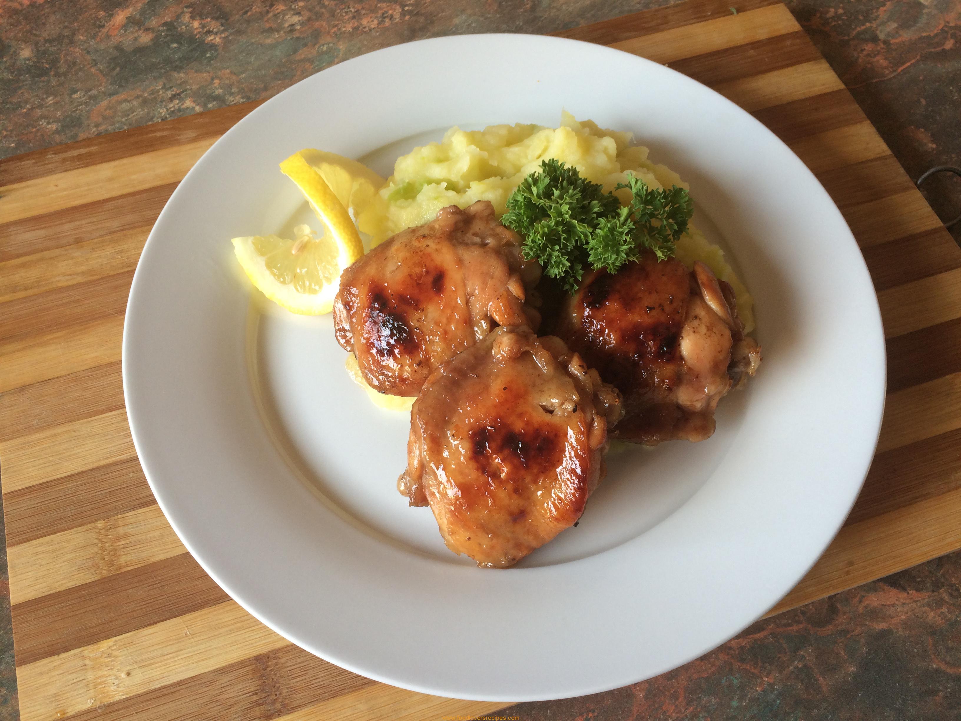 Berbere Chicken Thighs with Lemon-Ginger Rice