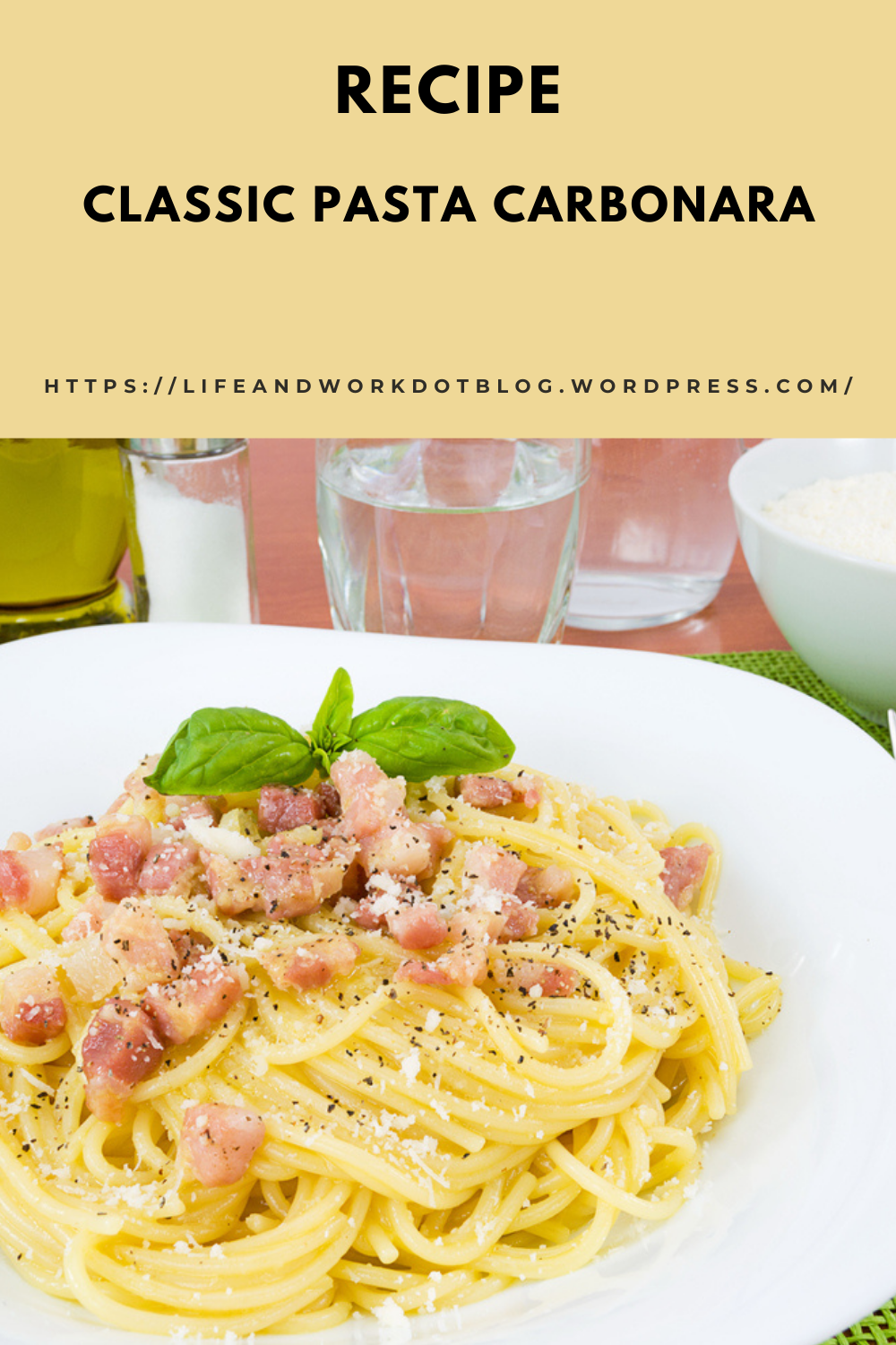 Nonna's Classic Pasta alla Carbonara