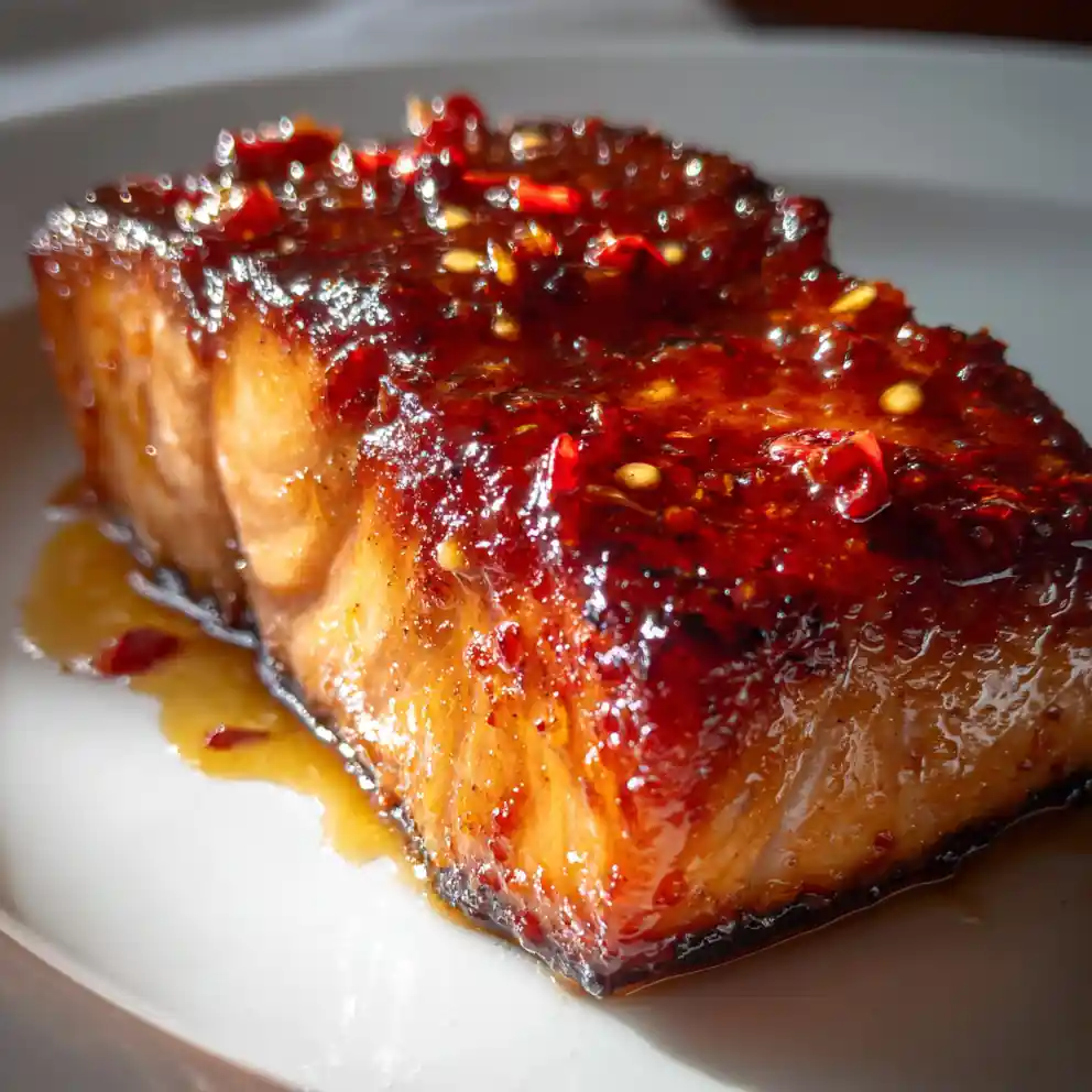 Crispy Air-Fried Salmon with Citrus-Dill Glaze