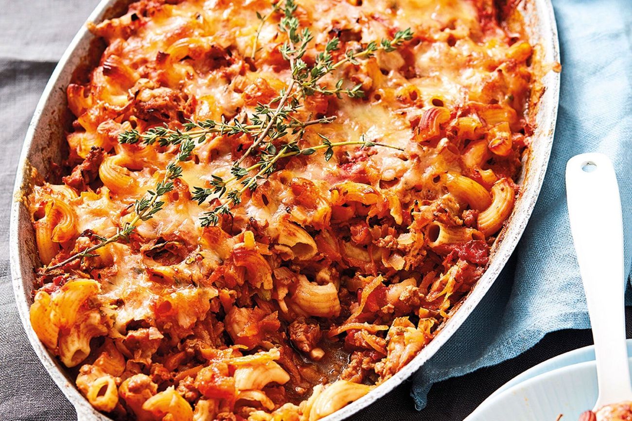 Moving Truck Baked Pasta Casserole