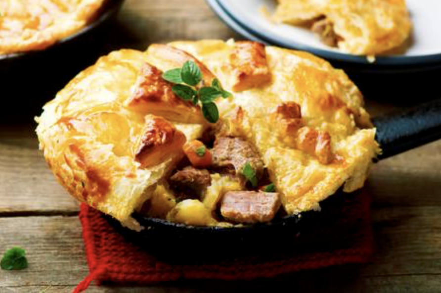 Smith's Heritage Pot Pie with Seasonal Veggies