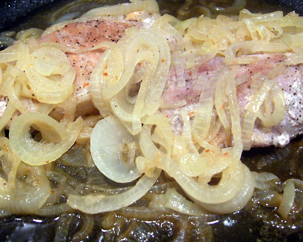 Buttermilk-Braised Pork Chops with Lemon-Glaze