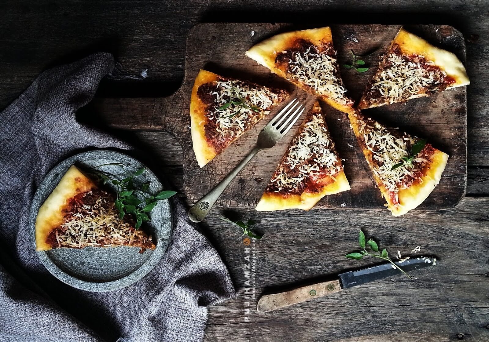 Bandung Rendang Pizza with Coconut Crust