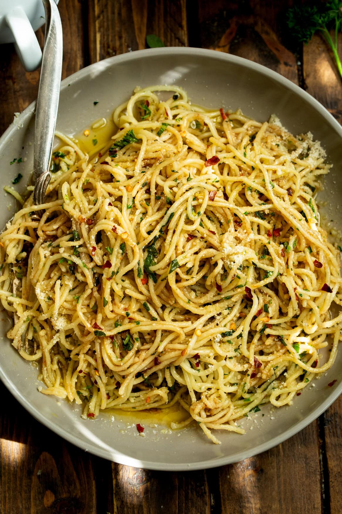 Italian Spaghetti Aglio e Olio