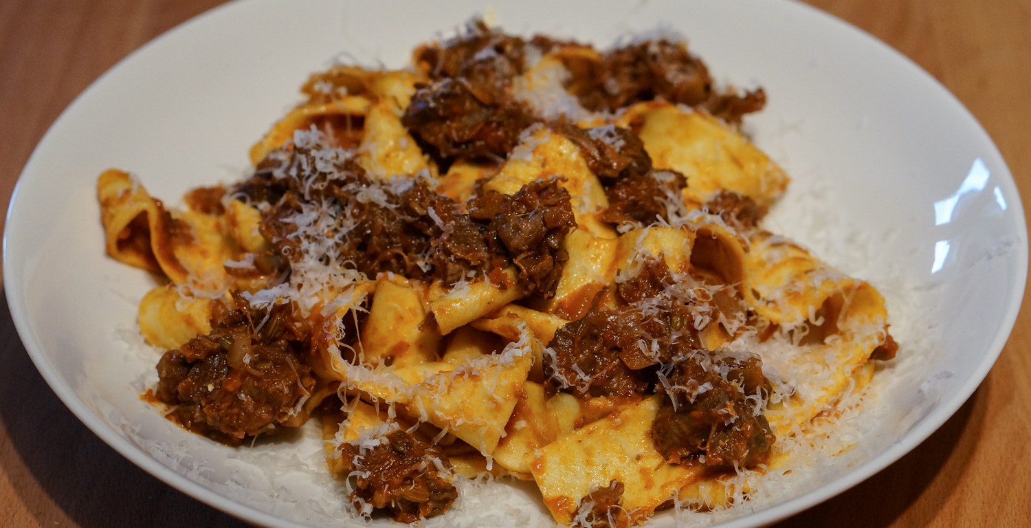 Fresh Tagliatelle with Slow-Cooked Ragù