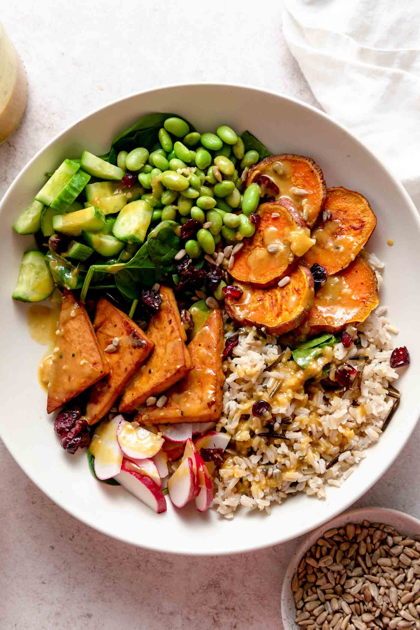Crispy Korean Tofu & Veggie Power Bowl