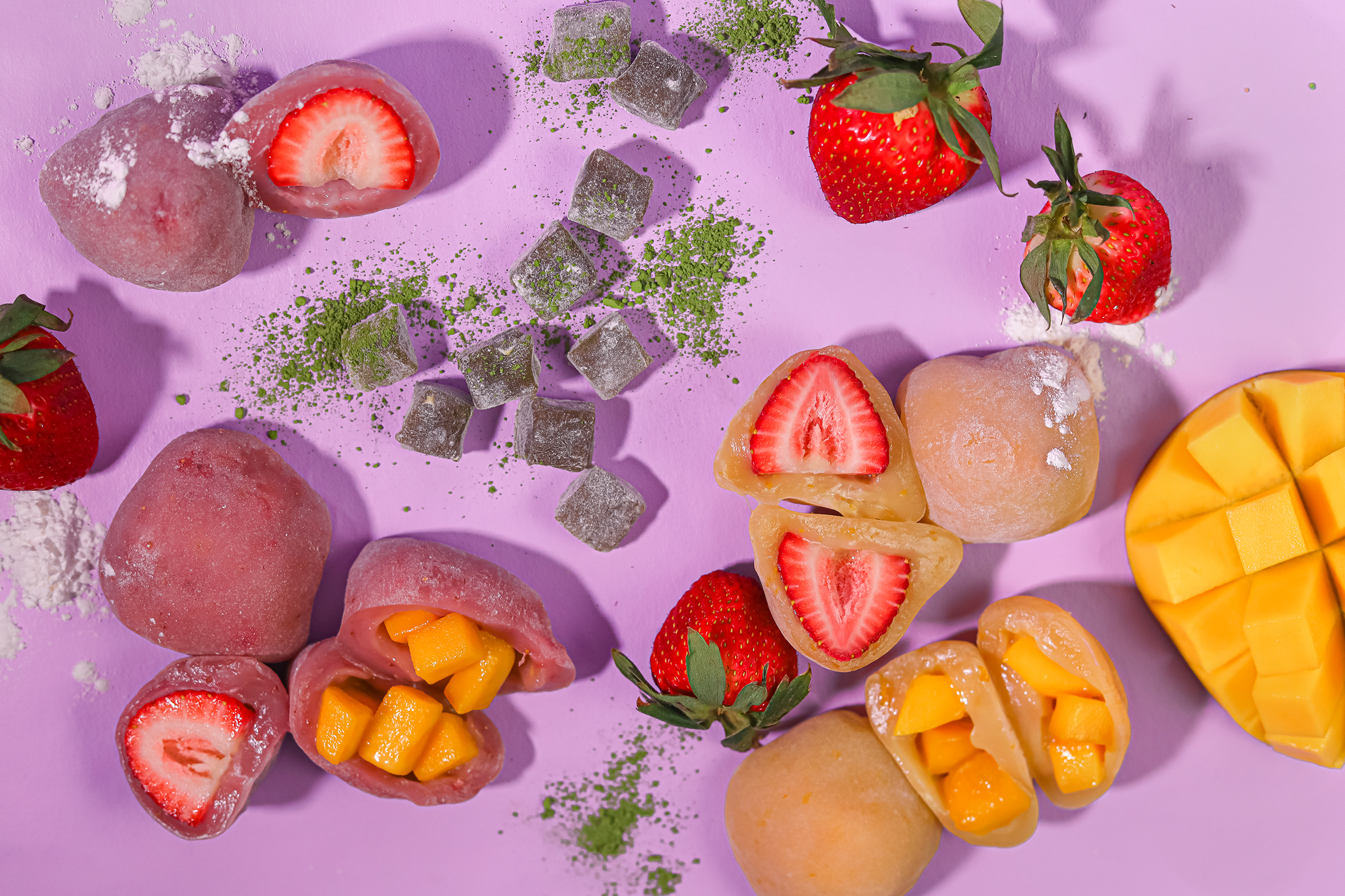 Mystery Flavor Mochi Balls with Hidden Fruit