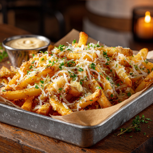 Grand Place Fries with Garlic-Herb Aioli