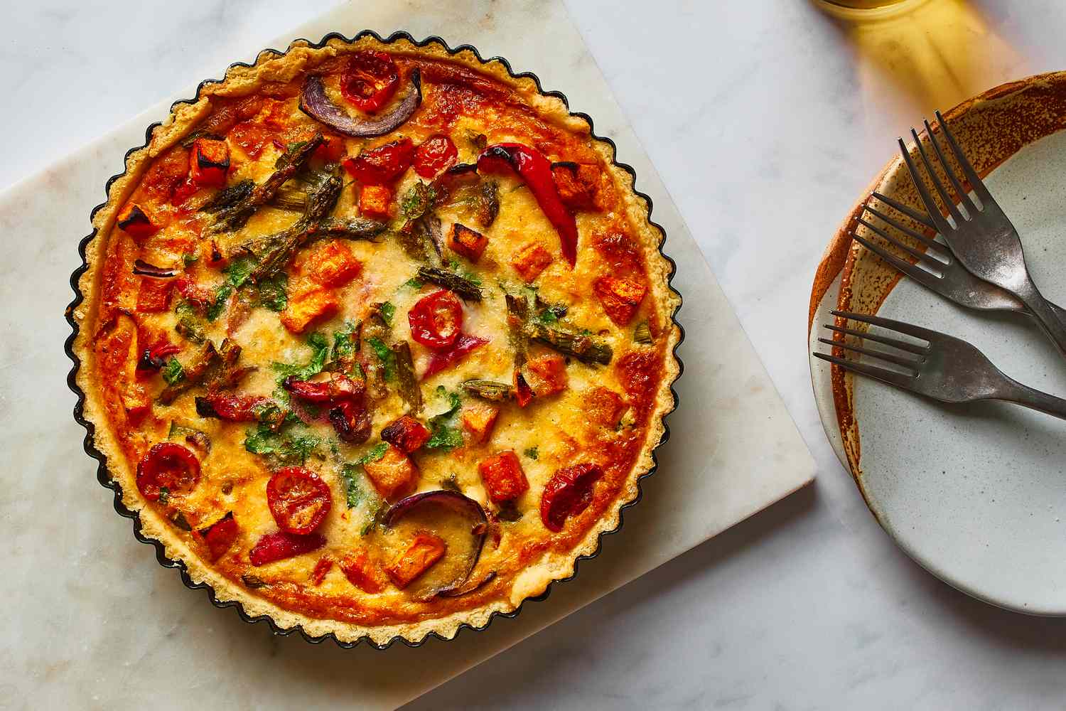 Herb-Roasted Vegetable Quiche
