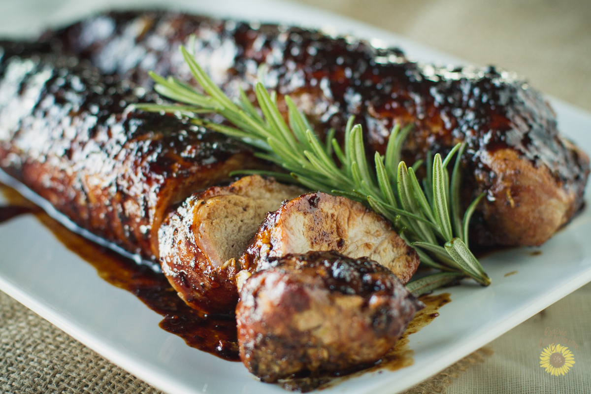 Balsamic-Glazed Pork Tenderloin with Roasted Vegetables