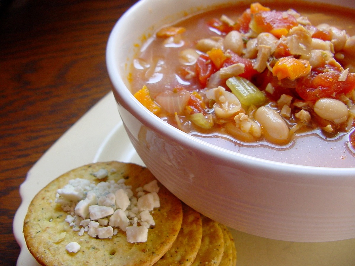 Budget Chicken and Bean Soup