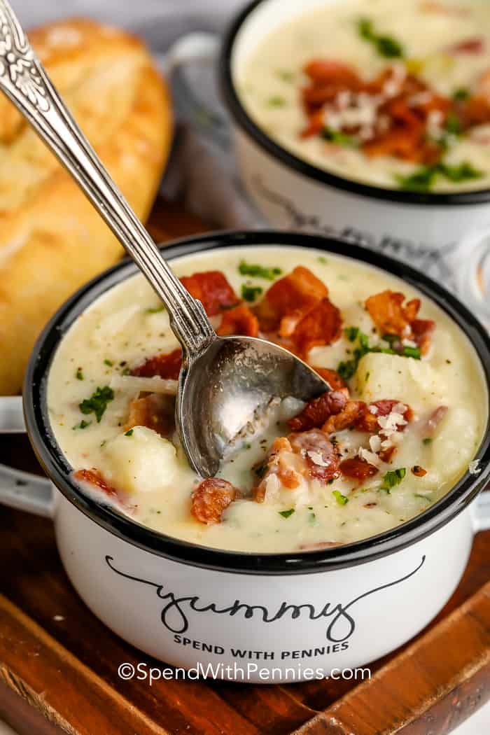 Creamy Potato and Bacon Soup