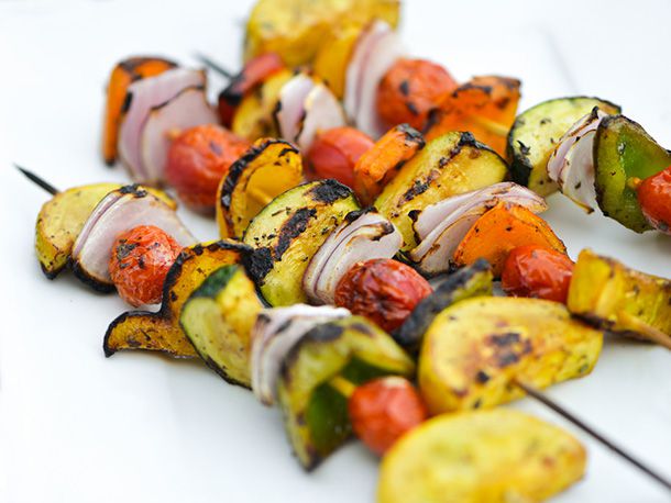 Bambara Peanut & Vegetable Skewers